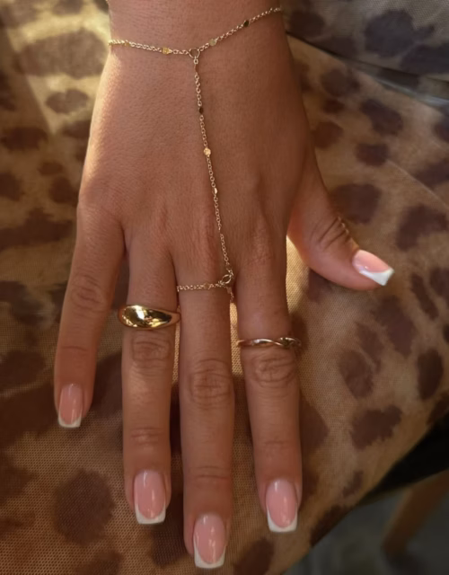 Gold Hand Chain, Dainty Hand Chain, Finger Chain Bracelet